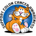 Colon Cancer Cat photo sculptures