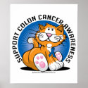 Colon Cancer Cat posters