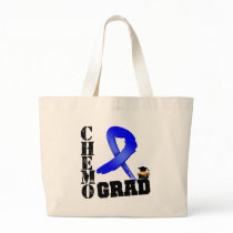 Colon Cancer Chemo Grad Canvas Bags
