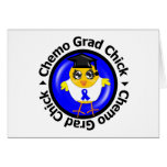 Colon Cancer Chemo Grad Chick Greeting Cards