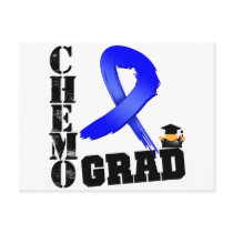Colon Cancer Chemo Grad Postcards