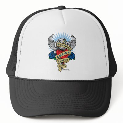 Colon Cancer Dagger Mesh Hats by fightcancertees