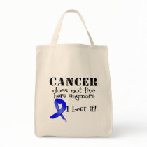 Colon Cancer Does Not Live Here Anymore Bag
