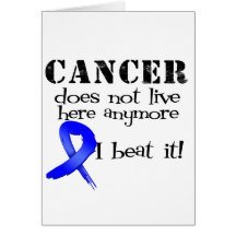 Colon Cancer Does Not Live Here Anymore Cards