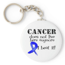 Colon Cancer Does Not Live Here Anymore Key Chains