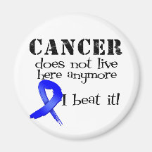 Colon Cancer Does Not Live Here Anymore Refrigerator Magnets