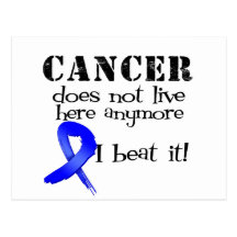 Colon Cancer Does Not Live Here Anymore Postcards
