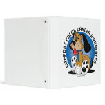 Colon Cancer Dog 3 Ring Binders