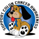 Colon Cancer Dog photo sculptures