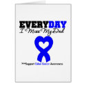 Colon Cancer Every Day I Miss My Dad cards