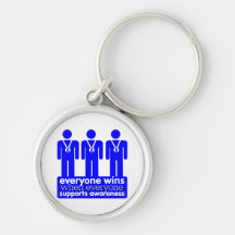 Colon Cancer Everyone Wins With Awareness Key Chain