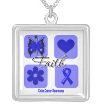 Colon Cancer Faith Inspirations Pendants