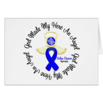 Colon Cancer God Made My Hero An Angel Card