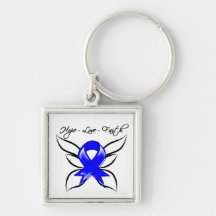 Colon Cancer Hope Love Faith Key Chains