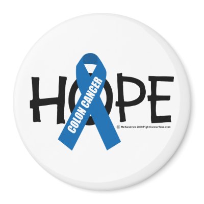 Colon Cancer Hope Fridge Magnets by fightcancertees