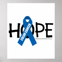 Colon Cancer Hope Print