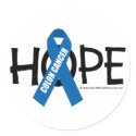 Colon Cancer Hope stickers