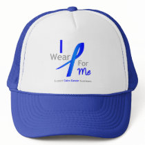 Colon Cancer I Wear Blue For Me Trucker Hats