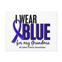 Colon Cancer I Wear Blue For My Grandma 10