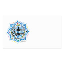 Colon Cancer Lotus Business Card Template