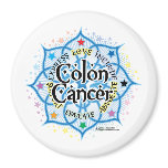 Colon Cancer Lotus Magnet