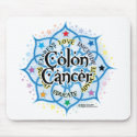 Colon Cancer Lotus mousepads