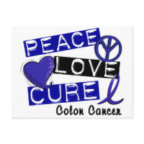 Colon Cancer PEACE LOVE CURE 1