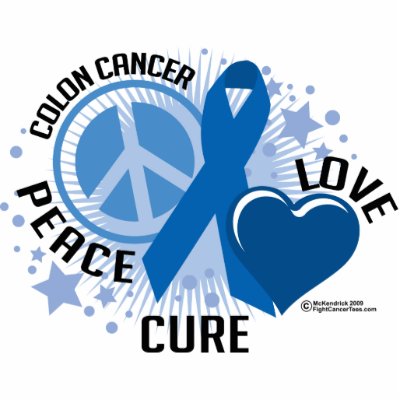 Colon Cancer PLC Acrylic Cut Out by fightcancertees