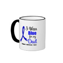 Colon Cancer Ribbon For My Dad Mug