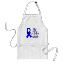 Colon Cancer Ribbon Hero My Daughter Aprons
