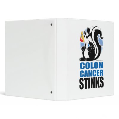 Colon Cancer Stinks Binder by fightcancertees