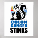 Colon Cancer Stinks posters