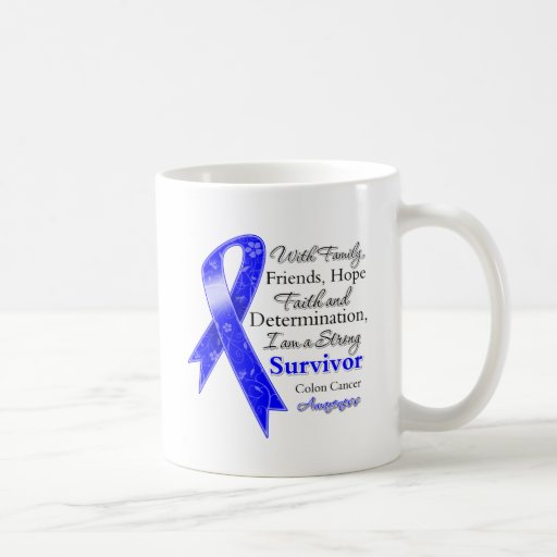 Colon Cancer Support Strong Survivor Coffee Mug
