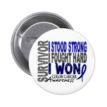 Colon Cancer Survivor 4 Pins