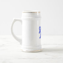 Colon Cancer Survivor Awareness Journey Ribbon Mugs