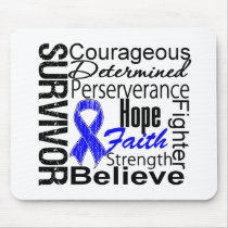 Colon Cancer Survivor Collage Mousepad