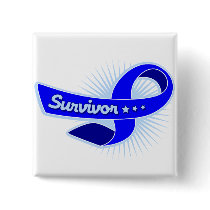 Colon Cancer Survivor Ribbon Pin