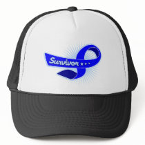 Colon Cancer Survivor Ribbon Hats