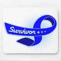 Colon Cancer Survivor Ribbon Mousepads