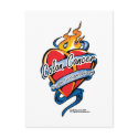 Colon Cancer Tattoo Heart postcards