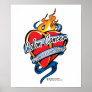 Colon Cancer Tattoo Heart Posters