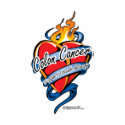 Colon Cancer Tattoo Heart t-shirts