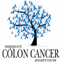 Colon Cancer Tree Acrylic Cut Out