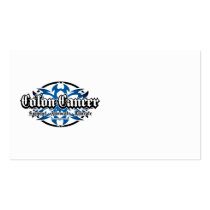 Colon Cancer Tribal Business Card