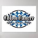 Colon Cancer Tribal posters