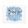 Colon Cancer What's Up Your Butt? Postcard