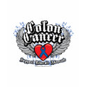 Colon Cancer Wings t-shirts