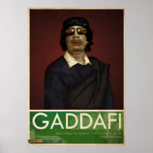 Colonel Gaddafi Print