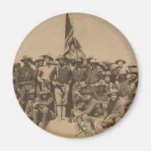 Colonel Roosevelt and his Rough Riders Refrigerator Magnet