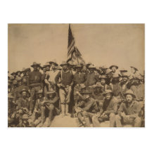 Colonel Roosevelt and his Rough Riders Post Card
